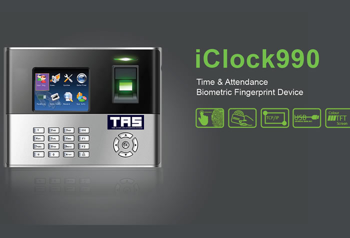iClock990 Biometric fingerprint reader Time and Attendance device